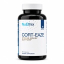 NuEthix Formulations Cort-Eaze - Cortisol Supplement - Health Support Supplement with Ashwagandha, L-Theanine & Rhodiola Rosea - Relaxation and Deep Sleep, 60 Capsules, 30 Servings