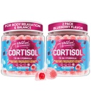 Cortisol Gummies for Women & Men, 19-IN-1 High Cortisol Reducer Supplement w/B Vitamins, Magnesium Glycinate, Ashwagandha, Saffron, Lion's Mane, Reshi for Relaxation, Focus & Balance Support, 120Cout