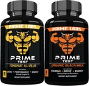 Prime Labs Tongkat Ali Plus (60 ct) + Βιολογικές κάψουλες Black Maca (60 ct)