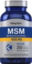 Piping Rock MSM Supplement Capsules | 1000mg | Methylsulfonylmethane | Non-GMO, Gluten Free