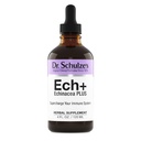 Dr. Schulze's Echinacea Plus | Echinacea Root and Seed | All Organic Extract | Gluten-Free & Non-GMO for Immune System Support | 4 oz