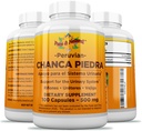 Chanca Piedra 100 Count - 500 mg Peruvian Raw Material Stone Breaker - 2 Capsules Per Serving Stones Crusher