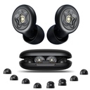 Ear Plugs for Sleeping Noise Cancelling, 50dB Reusable Silicone Earplugs for Side Sleepers, Hearing Protection Ear Plugs for Sleep, Travel, Work with Multi-Size Tips & Portable Case (Black)
