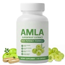 Amla Capsules, Amla Superfruit Capsules, Vegan, GMO-Free, 60 Capsules (1PCS)