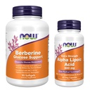 Now Foods Glucose & Metabolic Support Bundle* - Berberine Supplement with MCT Oil 90 Softgels + Alpha Lipoic Acid 600mg ALA Supplement 60 VCaps - Glucose Metabolism & Cardiovascular Support*