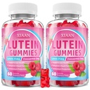 Lutein and Zeaxanthin Supplements, Lutein Gummies with Zeaxanthin,Vitamins A, C, E, Bilberry, Astaxanthin for Vision Health & Eye Strain, Sugar-Free/Vegan, Raspberry Flavor 120 Count