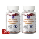 JulyDeer 2 Packs Lutein and Zeaxanthin Gummies Supplements Support Eye Health, 9 in 1 with 8mg Lutein & 1.6mg Zeaxanthin, Eye Support | Non-GMO, Vegan | Sweet Orange Flavor | 120 Gummies