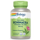 SOLARAY Echinacea Vitamin C and Zinc Wellness Formula - Immune Support Supplement - Echinacea Capsules with Vitamin C 500mg Plus Bioflavonoids, Vegan, 60-Day Guarantee, 50 Servings, 100 VegCaps
