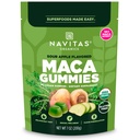 Navitas Organics Gummies – Sour Apple Maca Gummies – 10:1 Maca Extract – Sexual Wellness – USDA Organic, Vegan, Gluten Free, Non GMO (7oz. Bag, 20 Servings)