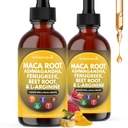 Superfood MD Maca Root Liquid Drops with Ashwagandha, Nettle, Fenugreek, Beet Root and L-Arginine Liquid Multivitamin for Women and Men - 4 Oz