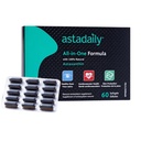 Astadaily® All-in-One Astaxanthin Supplement | 9-in-1 Antioxidant Formula for Eye, Skin & Heart Support | Natural Astaxanthin from Algae | 60 Individually Blister Packed Softgels | Made in Canada