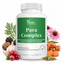 Para Complex Intestinal Cleanser – Wormwood, Black Walnut, Clove & Pau d'Arco Cleanse for Humans – Herbal Detox Formula with Garlic, Pumpkin Seed, Cranberry & Zinc, Non-GMO, 60 Capsules