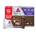 Atkins Endulge Caramel Nut Chew Bar, Low Sugar Snack, Dessert Bar, High Fiber Bar 1g Sugar, 10 Count (Pack of 6)