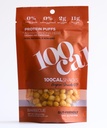 Protein Puffs BBQ | 11g High Protein, 4g Fiber | Low Calorie, Gut Healthy Salty Snacks for Adults and Kids | Low Carb Keto, No Sugar Added, Gluten Free Vegetarian Healthy Chips | Crunchy Wholesome Yum Weight Loss Snack Pack with Ashwagandha, Organic Ingredient