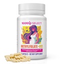 Mama's Select Methylfolate + B12 for Pregnancy & Breastfeeding – 5-MTHF Folate + Methylcobalamin – Supports Baby’s Brain Development & Healthy Folate Levels – MTHFR Friendly – Vegan – 30 Capsules