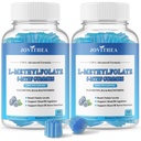 2 Pack L-Methylfolate 15mg Gummies with Methyl B12, Folate 5-MTHF Supplement for Mood, Brain Health, Cognition & Immunity, Sugar Free, Vegan, Non-GMO, 120 Count