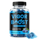 Men's Vigor Long Gummies, Male Performance - Blue Chew,Fast Acting Supplement for Men+Drive, Erect Maximizer Supplement,Max size,with Horny Goat Weed,Maca,Rock hard, Blueberry flavor-60 gummies