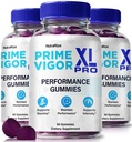 (3 Pack) Prime Vigor XL Pro Male Gummies, Official PrimeVigor XL Pro for Men, Premium Blend for Peak Performance, Energy & Stamina, Prime VigorXL Pro Support, PrimeVigorXL Pro ME (180 Gummies)