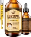 Lions Mane Supplement, Υγρές σταγόνες εκχυλίσματος μανιταριών, 8 Mushrooms Complex for Cognative Support and Immunity Boost, Μέχρι 2 Μήνες προσφοράς, Mushroom Supplement with Lion's Mane, Cordyceps, Reishi