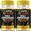 (2 Pack) Supra Boost Capsules, SupraBoost Capsulas Supplement for Men Advanced Maximum Strength Formula Pills, Supra Boots Pastillas for Overall Health & Wellness Support, Supra Bost Reviews (120ct)