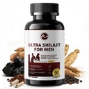 M inch Shilajit for Men, 10-in-1 Booster for Men - Stamina, Vitality & Strength Booster, Male Enhancing Supplement with Ashwagandha, Tong*kat Ali & Tri*bulus Terrestris Extract, 90 Vegan Capsules