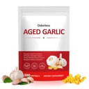 Aged Garlic Extract Capsules, 300 Softgels Odorless Garlic Supplement for Daily Wellness & Immune Support, Non-GMO