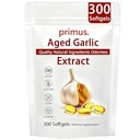 Primus Aged Garlic Extract,LUMINE Aged Garlic Extract - Count Odorless Garlic Supplement, Garlic Extract Capsules for Antioxidant & Heart Support, Non-GMO, 300 Softgels