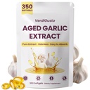 Odorless Aged Garlic Extract Softgels | 350 Count | 175-Day Supply | High-Potency, Pure Extract, Enhanced Absorption | Non-GMO, Gluten-Free Formula