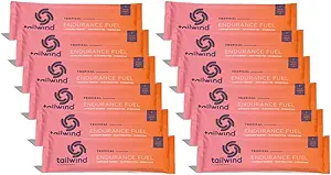 Καύσιμο αντοχής στη διατροφή των ουράς, Caffeine Drink Powder Mix Ενιαία εξυπηρέτηση με ηλεκτρολύτες, μη GMO, Χωρίς σόγια, γαλακτοκομικά και γλουτένη, Vegan-Friendly, Tropical Buzz, Συσκευασία των 12