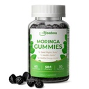 Moringa Gummies, Strawberries Moringa Oleifera Leaf for Energy, Immune Support, Gut Health, Green Pure Superfood, Rich in Antioxidants, Essential Vitamins & Amino Acids for Women and Men
