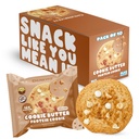 CHUNKYFIT Cookie Butter Protein Cookie - Made with Coconut Oil, Collagen and a Touch of Honey, Soft Baked Balanced Snack, Good for Post Workout Recovery, 16g Protein - 1.95 OZ - 10 Pack