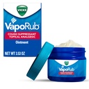 Vicks VapoRub Original Cough Suppressant Topical Analgesic Ointment 3.53 oz, Best used for relief from cold symptoms, aches, and pains