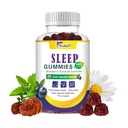 Sleep Gummies with 5mg Melatonin for Adults Fall Asleep Faster with Non-Groggy Morning, Sugar Free Sleep Aid Supplement, Non-Habit Forming, Blueberry Flavor, 60 Count