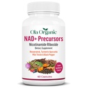 NAD+ Supplement & NAD Booster for Cellular Energy and Healthy Aging – Plant-Based Nicotinamide Riboside (NR) NAD Precursor with Resveratrol, Turmeric, Quercetin, Rhodiola & Milk Thistle – 60 Capsules