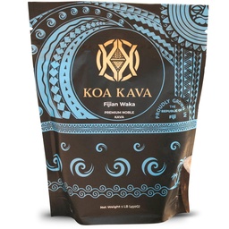 Koa Kava Φίτζι Kava Powder- Premium Noble Waka Kava Τσάι κατασκευασμένο από Lateral Kava Root στο Savusavu, Φίτζι. 1 LB, 16 Ουγγιά