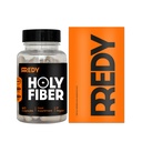 REDY 4-in-1 Premium Blend Psyllium Husk, Aloe Vera, Chia Seeds, Flaxseeds, Fiber Supplement for Men, 60 Vegan Daily Capsules, Gut Health & Digestive Support, 2384mg