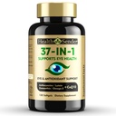 37 in 1 Eye Vitamins with Lutein and Zeaxanthin Supplement, AREDS 2 Inspired Eye Supplement with CoQ10, Omega-3, Minerals Eye Health Support for Adults & Seniors, Daily Vision Supplement, 120 Softgels