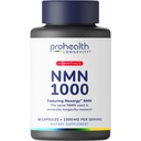 ProHealth Longevity Essentials NMN 1000 (1000mg per Serving, 60 Capsules) - Featuring Nexergy NMN 1000mg Supplement, NAD+ Precursor, Dietary Supplement, Cellular Health, Metabolism Support
