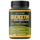 Quercetin with Vitamin C, Zinc, Bromelain & Vitamin D3-60 Veggie Caps - Quercetin 500mg - Non-GMO, Gluten-Free, Vegan - 1 Month Supply