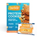 Smart for Life Peanut Butter Protein Cookies - Irresistible Winner High Protein Cookie Diet - 12 Count - Meal Replacement - On-the-Go Snack - Low Calorie Super High Fiber Cookies - Protein Snack