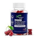 Sleep Easy Gummies Melatonin Free Nighttime Relaxation Aid with Ashwagandha, Magnesium Citrate & L-Theanine Calming Stress Relief Supplement | Gluten-Free | Non-Habit Forming