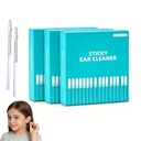 Sticky Ear Cleaning Stick, Reusable Ear Cleaning Tools with Soft Rubber Head, Gentle Adhesive Ear Pick for Ear Wax Cleaning, Adhesive Ear Cleaning Sticks for All Ages (3 Box)