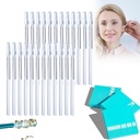 48 Pcs Sticky Ear Cleaning Stick, Adhesive Ear Wax Removal Tool & Ear Cleaning Tool Kit, Gentle Cleaning Stick with Dust Cover for All Ages