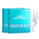 Sticky Ear Cleaning Stick, Reusable Earwax Removal Adhesive Swabs, Upgraded Ear Wax Removal Tools with Dust Cover Packaging, Sticky Ear Cleaners for All Ages (2Box, 48Pcs)