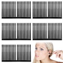 100PCS Sticky Ear Wax Remover, Disposable Adhesive Ear Digging Stick, Earwax Removal Swabs, Safe and Portable, Suitable for Children and Adults (Black)