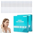 Sticky Ear Cleaning Stick, 2026 New Sticky Ear Cleaner Picks, Ear Wax Removal Tools for Adults, Washable Ear Pick Cleaning Stick, Reusable Earwax Adhesive Cleaning Tools for Ear Care (48pcs, Small)