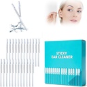 Sticky Ear Cleaning Stick, 2026 New Reusable Ear Cleaner Sticky Pick with Dust Cover Packaging, Adhesive Ears Wax Removal Tools for Kids & Adults (Small,24 Pcs)