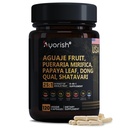 Aguaje Fruit Supplement1000mg 25:1 with Pueraria Mirifica, Papaya Leaf, Dong Quai, Shatavari, Wild Yam,Fenugreek Seed 120 Veg Capsules