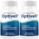 (2 Pack) Optivell Eye Capsules, Optivel Pills Vitamins Eye Care Wellness Supplement Healthy Eyesight Retina Sharper Vision Support Formula Clear Eyes Ocular Comfort Health Visual Balance (120 ct)