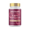 Santo Remedio K-Bella Keratin Formula, Dietary Supplement, Supports Radiant Hair, Skin, and Nails, Made with Cynatine® HNS, Calaguala, Horsetail Extract, Pearl Powder, and Biotin, 30 Servings